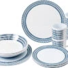Brunner Bluebay Melamin-Set 16-tlg. -Campingausrüstung 272163 2393101
