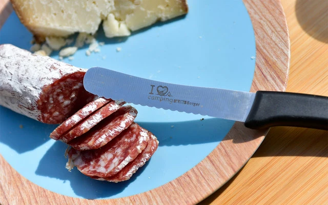 Berger Frühstücksmesser I Love Camping blau Berger Frühstücksmesser I Love Camping Blau -Campingausrüstung 290411 2296921