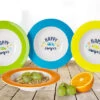 Berger Happy Camper Melamin Suppenteller-Set 4tlg. -Campingausrüstung 333518 2618072