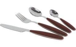 Gimex Edelstahlbesteck Set 16 Tlg. Schwarz -Campingausrüstung 335424 2538158 1