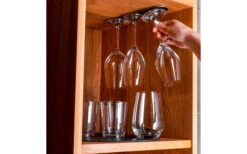 Silwy® Metall-Leiste 25 Cm Mit Ledercoating Blau -Campingausrüstung 336500 2618273