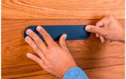 Silwy® Metall-Leiste 25 Cm Mit Ledercoating Blau -Campingausrüstung 337235 2618240