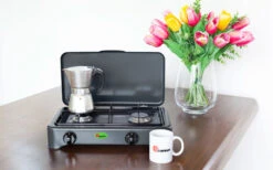 CF Parker 2-flammiger Gaskocher Mit Zündsicherung Anthrazit 5 CF Parker 2-flammiger Gaskocher Mit Zündsicherung Anthrazit -Campingausrüstung 397968 2906103