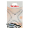 METALTEX - Gasherd-Aufsatz Verchromt, 2 Stück -Campingausrüstung 404934 2955896