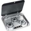 Dometic HBG 3440 3-flammiges Gaskochfeld Mit Glasdeckel 30 Mbar -Campingausrüstung 408528 2979207