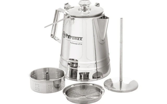 Petromax Perkomax LE14 Edelstahl Kaffee Perkolator 1,5 Liter Petromax Perkomax LE14 Edelstahl Kaffee Perkolator 1,5 Liter -Campingausrüstung 422055 3002966