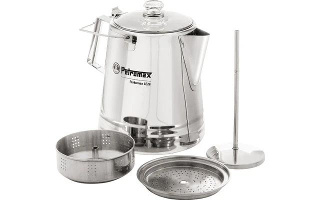 Petromax Perkomax LE14 Edelstahl Kaffee Perkolator 1,5 Liter Petromax Perkomax LE14 Edelstahl Kaffee Perkolator 1,5 Liter -Campingausrüstung 424367 3017598