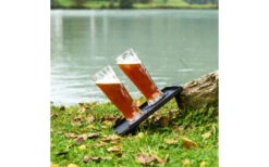 Silwy® Magnet-Kunststoffgläser Bier Inkl. Metallische Gel-Untersetzer 6 Stück (500 Ml) -Campingausrüstung 435189 3101217