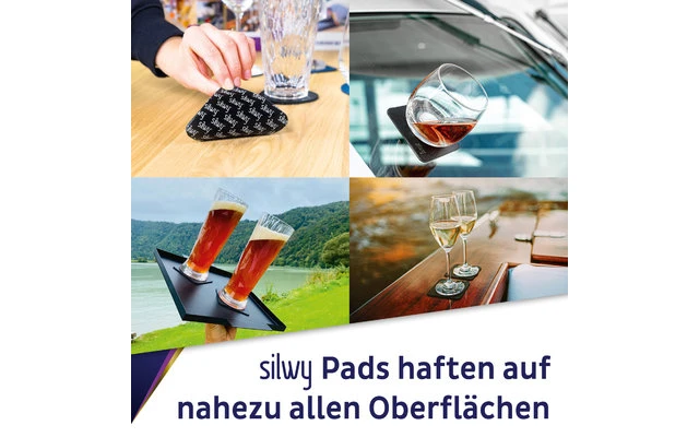 silwy® Magnet-Kunststoffgläser Tumbler 6 Stück Transparent (250 ml) Silwy® Magnet-Kunststoffgläser Tumbler 6 Stück Transparent (250 Ml) -Campingausrüstung 435615 3103758