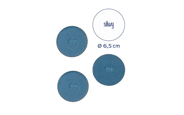 silwy® Magnet-Pads 6,5 cm 4er Set blau Silwy® Magnet-Pads 6,5 Cm 4er Set Blau -Campingausrüstung 448715 3132488