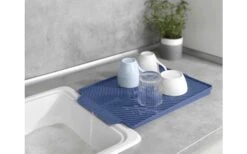 Wenko Linea Abtropfmatte 40 X 30 X 3 Cm Grau -Campingausrüstung 460766 3155544 1