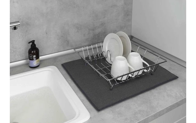 Wenko Mikrofaser Abtropfmatte Miko Grau Wenko Mikrofaser Abtropfmatte Miko Grau -Campingausrüstung 492443 3504803