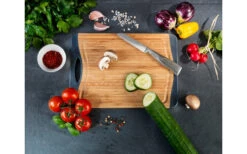 Wenko Schneidebrett Bambus Anti-Rutsch 28,5 X 1,5 X 20 Cm -Campingausrüstung 495777 3509612