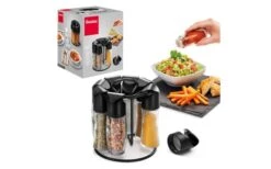 Metaltex Spice-8 Gewürzständer Weiß