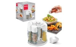 Metaltex Spice-8 Gewürzständer Schwarz -Campingausrüstung 497165 3341525