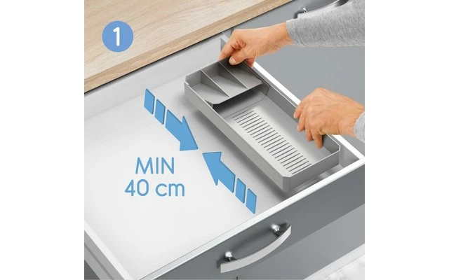 Metaltex Bestecksammler Uni-Fit grau Metaltex Bestecksammler Uni-Fit Grau -Campingausrüstung 497438 3346473