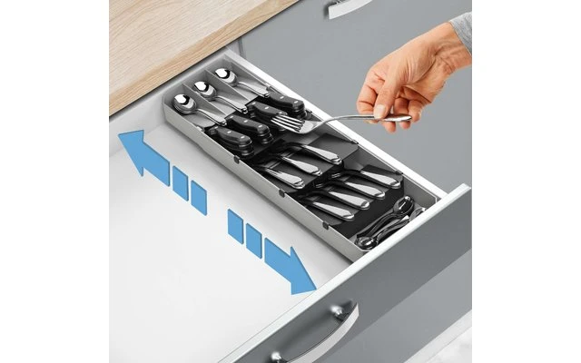 Metaltex Bestecksammler Uni-Fit grau Metaltex Bestecksammler Uni-Fit Grau -Campingausrüstung 497570 3346491