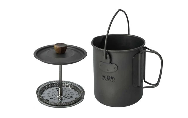Origin Outdoors French Press 3 in 1 Titan Kaffeekocher Origin Outdoors French Press 3 In 1 Titan Kaffeekocher -Campingausrüstung 504629 3337329