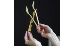 Koziol Klikk Pocket Besteck-Set 3-teilig Nature Desert Sand -Campingausrüstung 510836 3431271