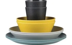 Mepal Bloom Melamin Geschirr-Set-8-teilig Pebble Sortiert 6 Mepal Bloom Melamin Geschirr-Set-8-teilig Pebble Sortiert -Campingausrüstung 510842 3435920