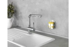 Wenko Turbo-Loc Edelstahl Schwammhalter Rostfrei, Befestigen Ohne Bohren -Campingausrüstung 516854 3543944