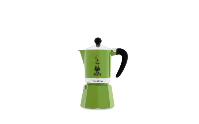 Bialetti Espressozubereiter Rainbow grün 3 Tassen 150 ml Bialetti Espressozubereiter Rainbow Grün 3 Tassen 150 Ml -Campingausrüstung 530853 3479692