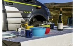 Origin Outdoors Emaille Tasse 360 Ml Blau -Campingausrüstung 532704 3505313 1