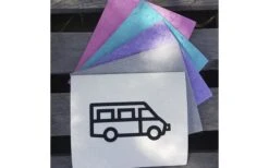 Pufz Schwedisches Geschirrtuch Wohnwagen Muster Lila -Campingausrüstung 552817 3623197 4