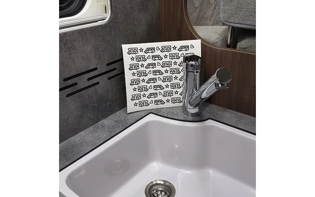 Pufz Schwedisches Geschirrtuch Wohnwagen weiß Pufz Schwedisches Geschirrtuch Wohnwagen Weiß -Campingausrüstung 552865 3623236 1