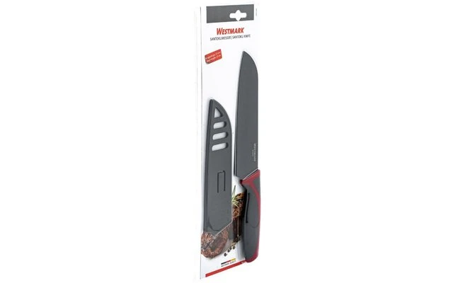 Westmark Santokumesser Klinge 17 cm schwarz/rot Westmark Santokumesser Klinge 17 Cm Schwarz/rot -Campingausrüstung 554581 3612194