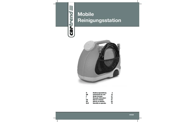 Cartrend Mobile Reinigungsstation Kaltwasser 12 V / 9 Bar Cartrend Mobile Reinigungsstation Kaltwasser 12 V / 9 Bar -Campingausrüstung 560123 3696223
