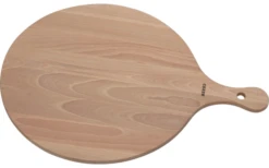 Cozze Rundes Pizzaschneidebrett Aus Buche 350 Mm -Campingausrüstung 621535 4447011