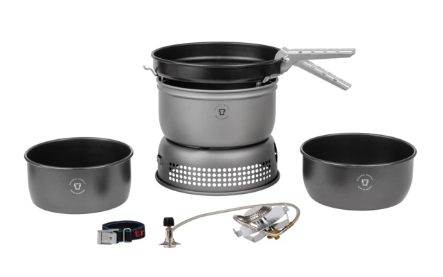Trangia Trangiakök 25 - 9 UL Campingkochset 3- teilig mit Gasbrenner Set 1 Trangia Trangiakök 25 - 9 UL Campingkochset 3- Teilig Mit Gasbrenner Set 1 -Campingausrüstung 645144 4502826