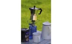Origin Outdoors Espressokocher Bellanapoli 9 Tassen Alu Natur -Campingausrüstung 676860 4605930 1