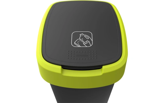 Rotho Twist Abfalleimer mit Schwing- und Klappdeckel 25 Liter dunkelsilber Rotho Twist Abfalleimer Mit Schwing- Und Klappdeckel 25 Liter Dunkelsilber -Campingausrüstung 689280 4830056