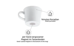 Silwy® Porzellan Magnet-Espressotassen 2er-Set (70 Ml) -Campingausrüstung 693311 4793696