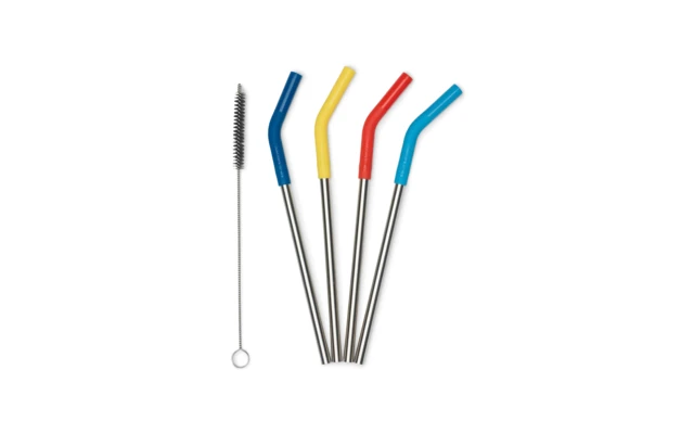 Katadyn Klean Kanteen Trinkstrohhalme Set 4 teilig Edelstahl mit Reinigungsbürste 8 mm Katadyn Klean Kanteen Trinkstrohhalme Set 4 Teilig Edelstahl Mit Reinigungsbürste 8 Mm -Campingausrüstung 709367 4831565