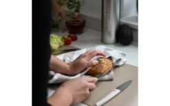 Homeys Nodigh Messer Set 4teilig Mit Geschirrtüchern Und Flexibler Schneidematte -Campingausrüstung 717089 4907813