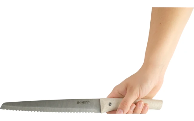 Homeys Vitt Brotmesser 33 cm beige/silber Homeys Vitt Brotmesser 33 Cm Beige/silber -Campingausrüstung 717638 4909268