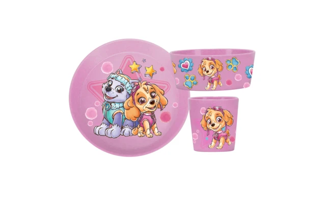 Koziol Connect Paw Patrol Geschirr Set 3 teilig rosa Koziol Connect Paw Patrol Geschirr Set 3 Teilig Rosa -Campingausrüstung 751991 5019119 1