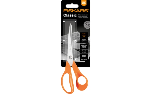 Fiskars Classic Universalschere 21 cm Fiskars Classic Universalschere 21 Cm -Campingausrüstung 757151 5075822