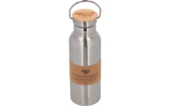 Camplife Edelstahlflasche Mit Bambusdeckel 350 Ml -Campingausrüstung 823799 5322380